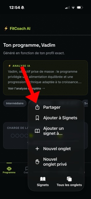 Étape 2